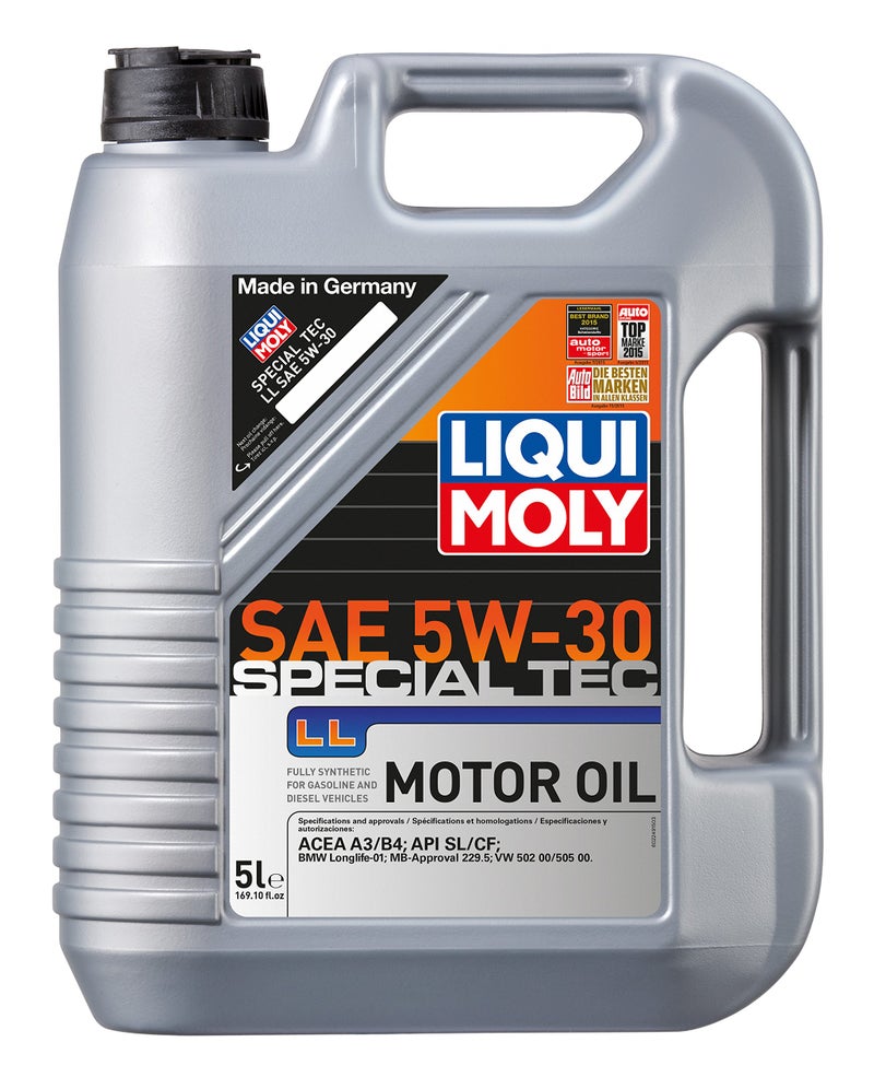 LIQUI MOLY Liquimoly 2249-4pk 5W-30 Special Tec LL, 5 L, 4 Pack - Image 3