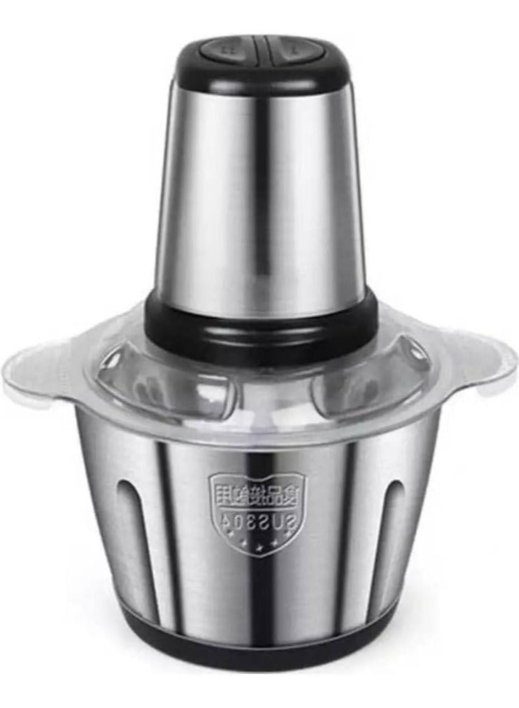 براندي كبه استانلس ستيل من براند 2 سرعات 1200 وات سعه 4  لتر 4 سلاح ماتور من الفولاد المقاوم للصدا جسم من الاستنالس ستيل _ تركي - Image 1