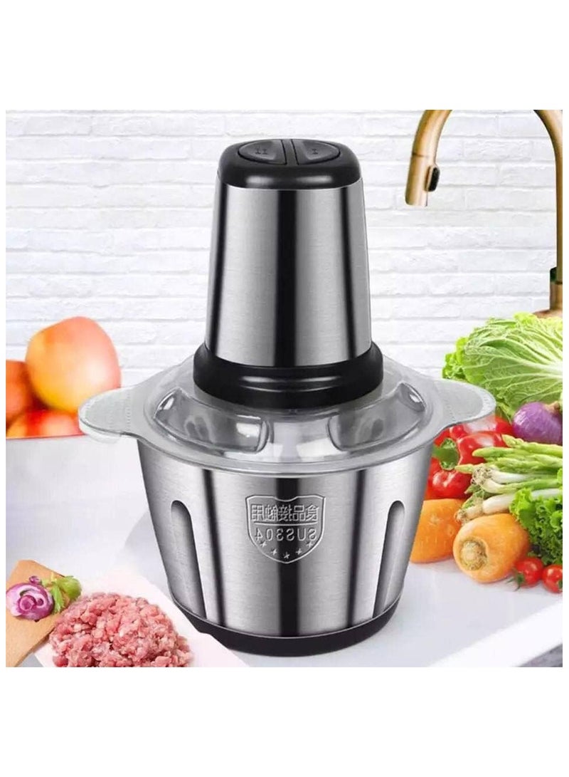 براندي كبه استانلس ستيل من براند 2 سرعات 1200 وات سعه 4  لتر 4 سلاح ماتور من الفولاد المقاوم للصدا جسم من الاستنالس ستيل _ تركي - Image 2