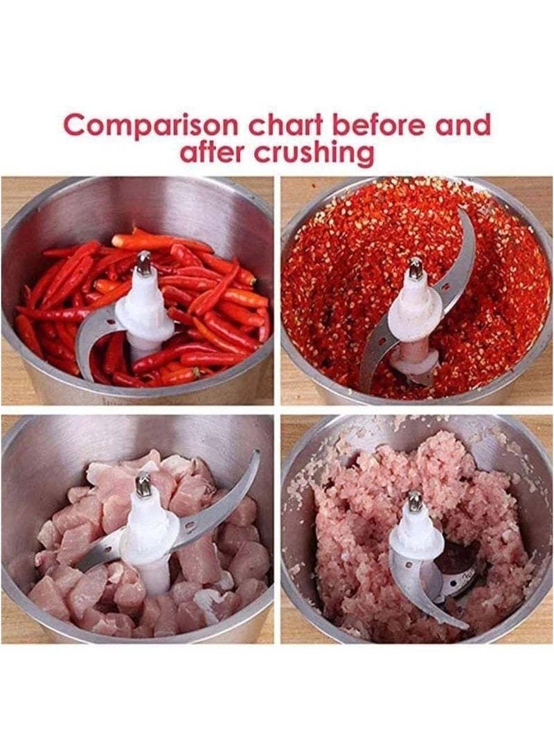 براندي كبه استانلس ستيل من براند 2 سرعات 1200 وات سعه 4  لتر 4 سلاح ماتور من الفولاد المقاوم للصدا جسم من الاستنالس ستيل _ تركي - Image 3