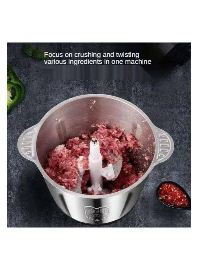 براندي كبه استانلس ستيل من براند 2 سرعات 1200 وات سعه 4  لتر 4 سلاح ماتور من الفولاد المقاوم للصدا جسم من الاستنالس ستيل _ تركي - Image 5