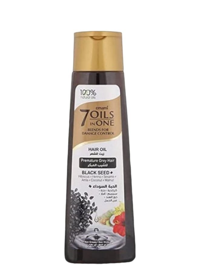 emami 7 Oils In One Premature Grey Hair 