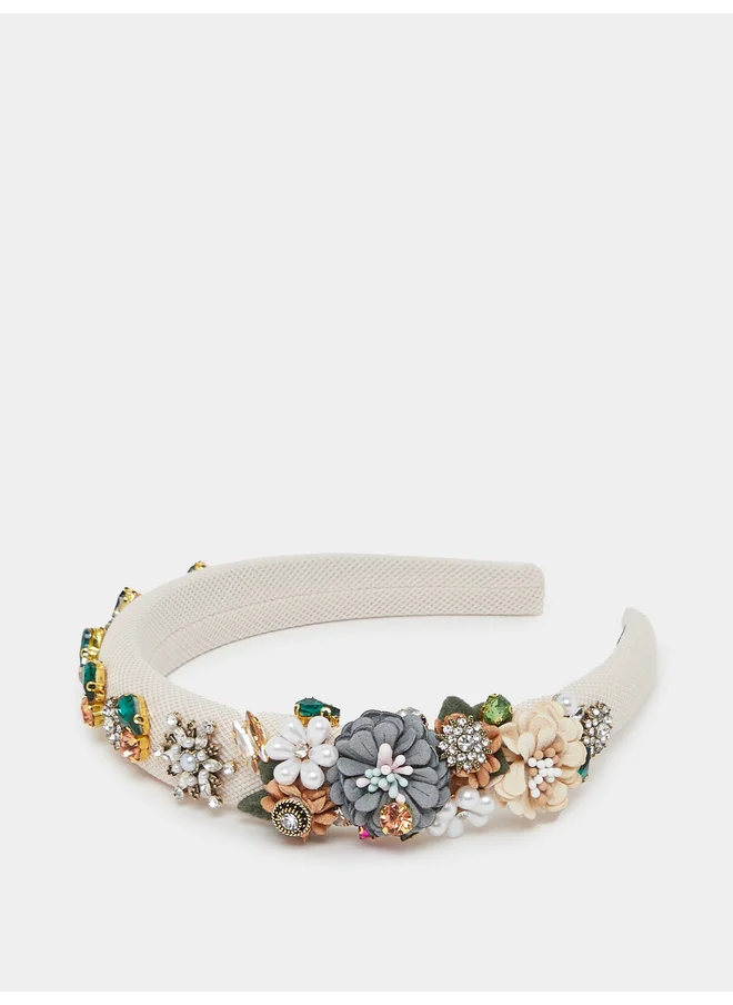 ستايلي Styli Floral Embellished Headband