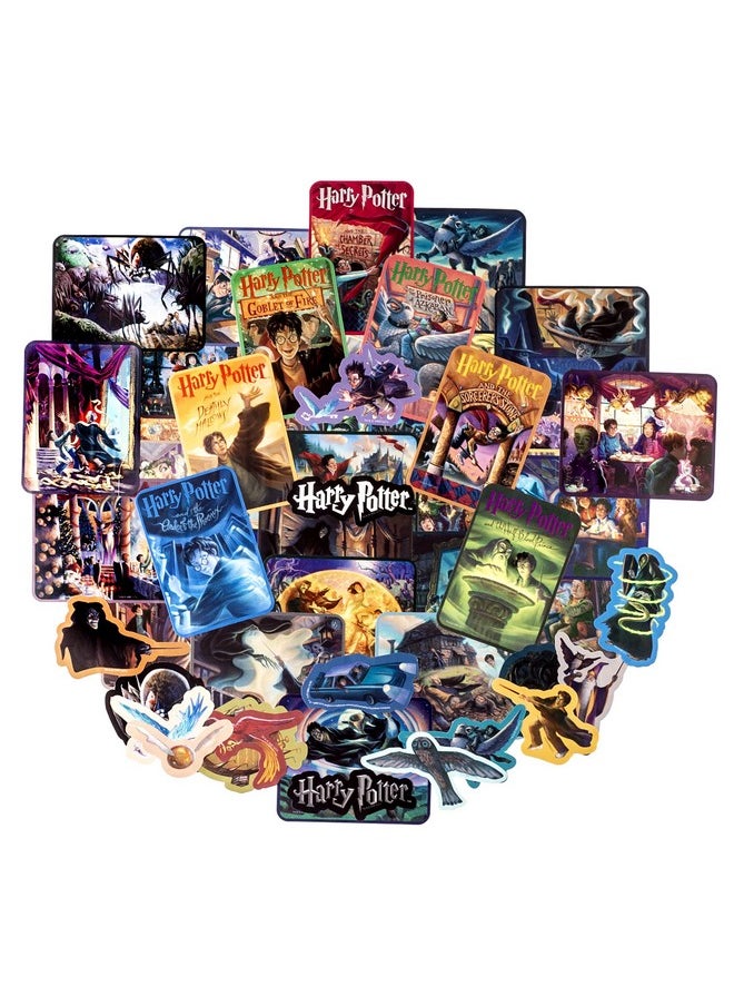CONQUEST Conquest Journals Harry Potter Literary Art Stickers Officially Licensed Set Of 50 Waterproof And Uv Resistant Great For All Your Gadgets Potterfy All The Things  - Image 1