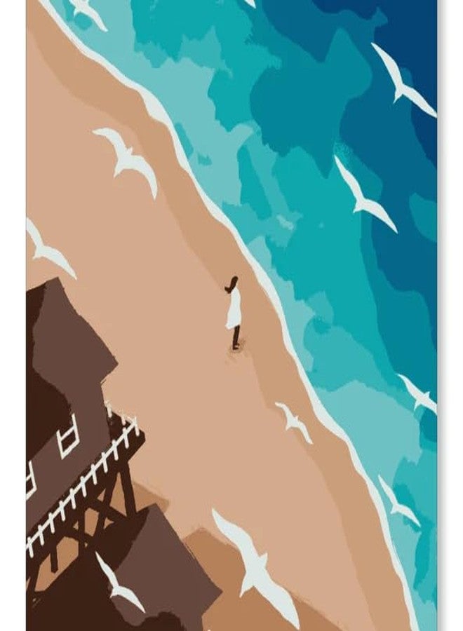 Paint Waint Paintwaint Paint by Number Kit for Adults and Kids - Summer Edition 25.4 X 30.48 cm | Paint by Number Small Kit for Kids and Adults (Canvas Board, PW10) - Image 1
