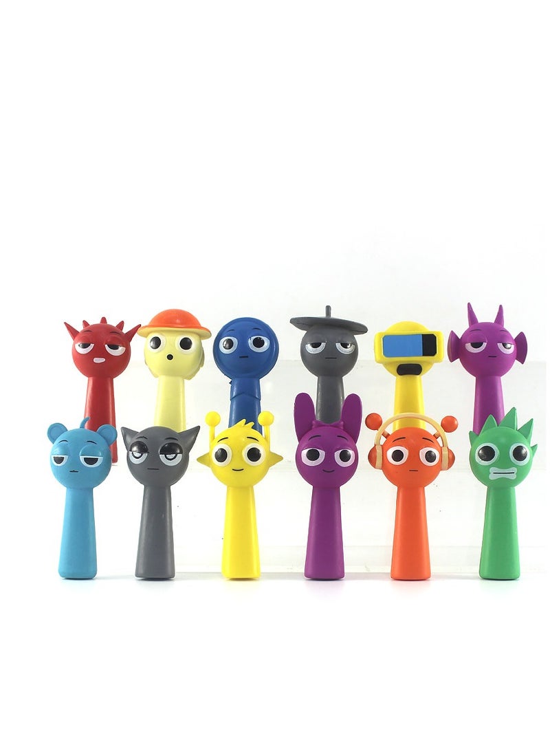 Y&D 24 Piece Sprunki Figures The  Action Figure Toys For Fans  Series Figures Model Birthday Cake Toppers  - Image 4