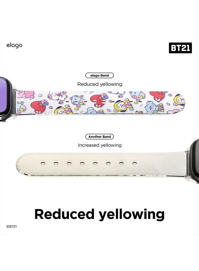 Elago BT21 Band Compatible with Apple Watch Band 38mm 40mm 41mm compatible with iWatch Series 8/SE2/7/6/SE/5/4/3/2/1, Soft Protective Strap [Official Merchandise](7 FLAVORS) - Image 3