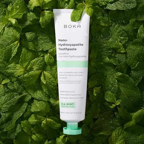 Boka Fluoride Free Toothpaste Nano Hydroxyapatite Toothpaste - Ela Mint, Orange Cream Flavor, 4 oz 2Pk US Manufactured - Image 2