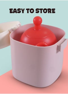 BAYBEE Silicone Teether For Baby, BPA Free 100% Food Grade With Storage Box Easy To Grasp Chew, 6 To 12 Months  - Image 4