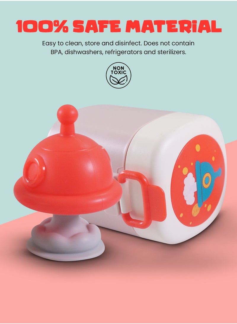 BAYBEE - Silicone Teether For Baby, BPA Free 100% Food Grade With Storage Box Easy To Grasp Chew, 6 To 12 Months - Image 1