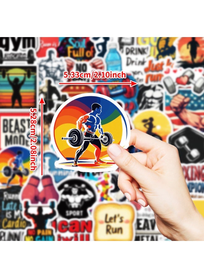 NIBEMINENT 50 Pcs Cool Fitness Boxing Sports Kpop Stray Kids Deco Kit Waterproof Stickers, High Definition Printing Bright Colors, Suitable for Laptop Skateboard Luggage Water Bottle Guitar DIY  - Image 3