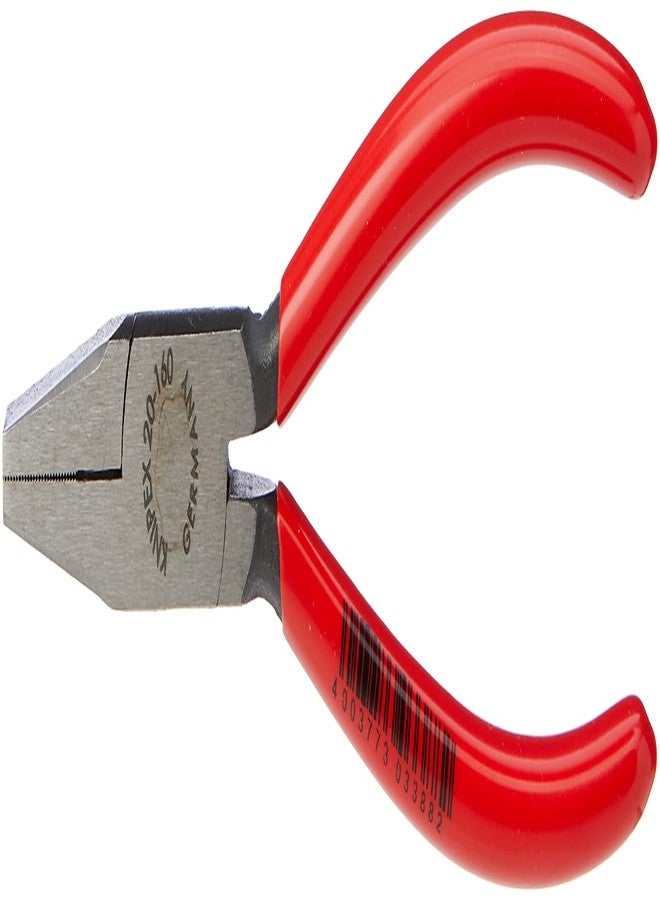 Knipex Flat Nose Pliers black atramentized, plastic coated 160 mm 20 01 160 - Image 1