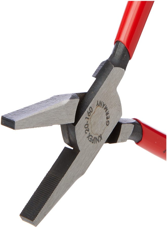 Knipex Flat Nose Pliers black atramentized, plastic coated 160 mm 20 01 160 - Image 3