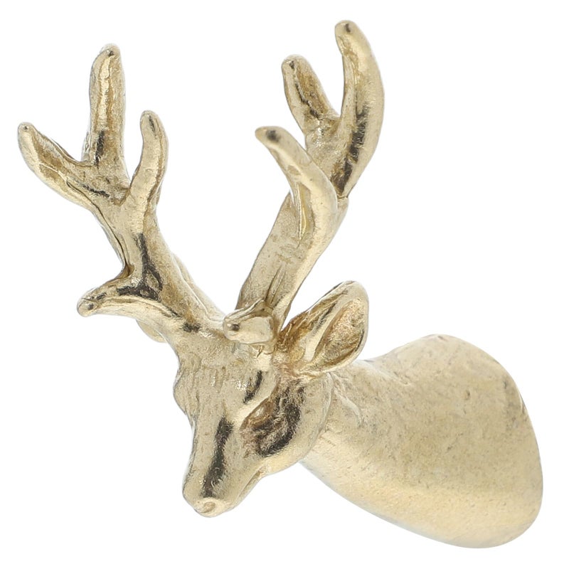 Deer Head Brass Cabinet Handles Drawer Pulls Metal Knobs Kitchen Cupboard Hardware - Image 2