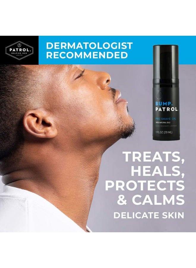 Bump Patrol Pre-Shave Oil for Men with Natural Essential Oils - Smooth Shave, Softer Skin - 1 Ounce - Image 2