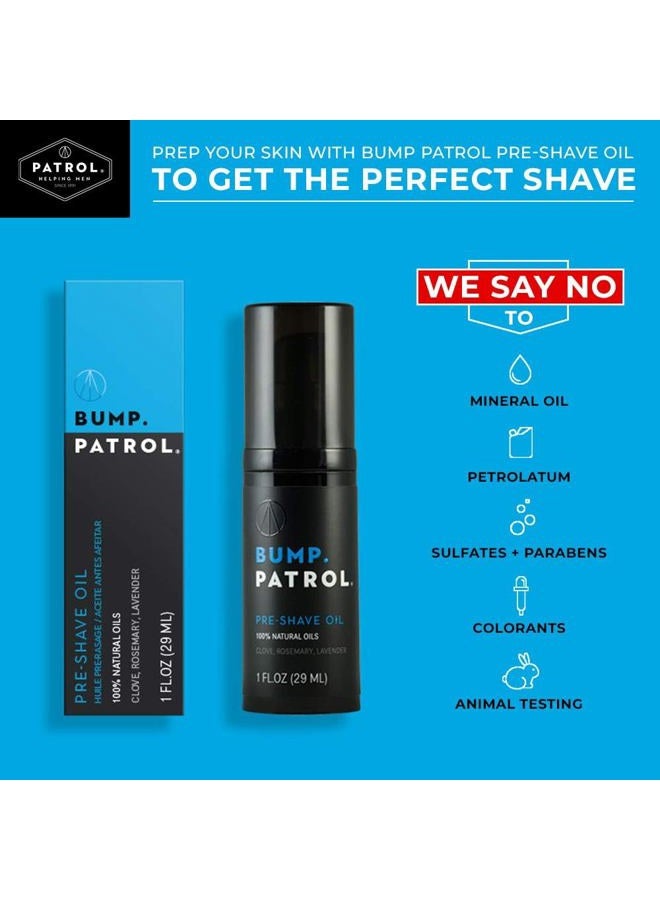Bump Patrol Pre-Shave Oil for Men with Natural Essential Oils - Smooth Shave, Softer Skin - 1 Ounce - Image 3
