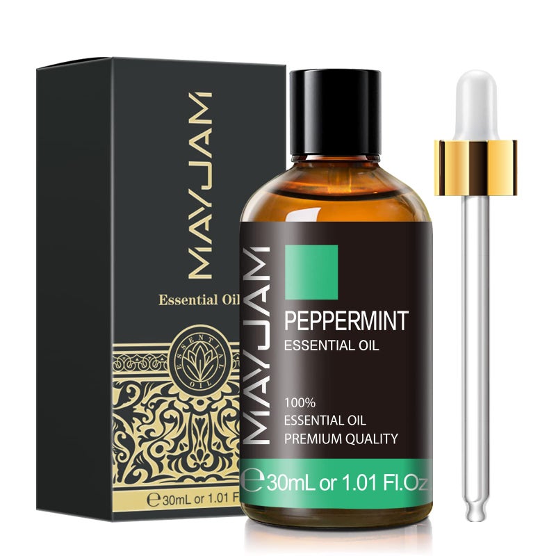 MAYJAM Peppermint Essential Oil, MAYJAM Peppermint Oil for Diffusers for Home, 30ML Pure Essential Oils for Humidifiers or DIY Bath Bomb for Home-1.01FL.OZ - Image 2