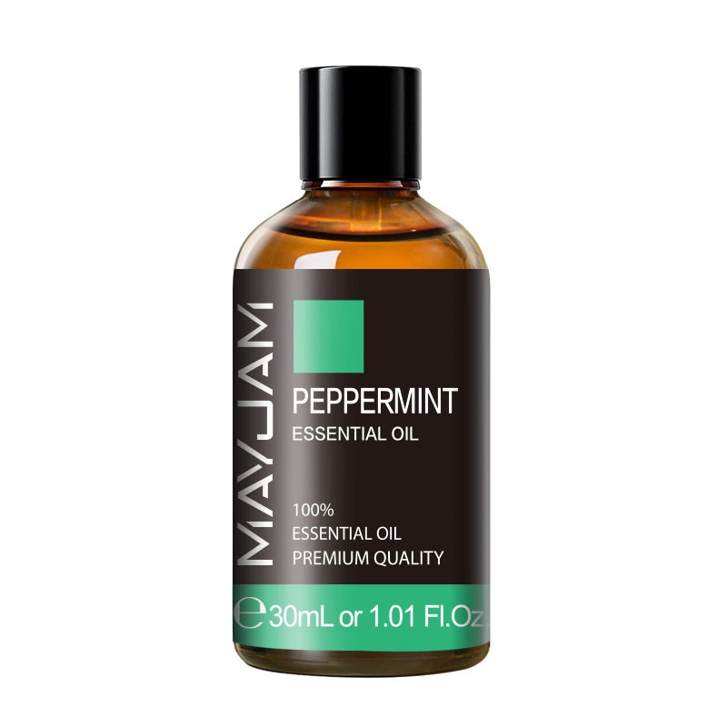 MAYJAM Peppermint Essential Oil, MAYJAM Peppermint Oil for Diffusers for Home, 30ML Pure Essential Oils for Humidifiers or DIY Bath Bomb for Home-1.01FL.OZ - Image 1