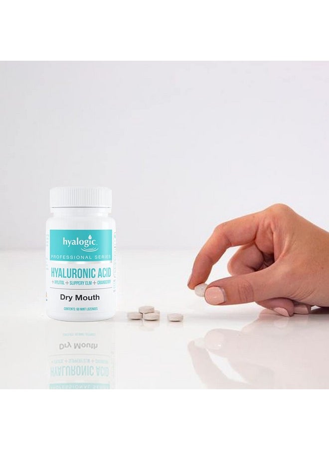Hyalogic Oral Care Dry Mouth Mints - Hyaluronic Acid Ha & Xylitol Lozenges For Hydration - Natural Mint Breath Freshener, Sugar-Free & Vegan Friendly (60 Ct)  - Image 4