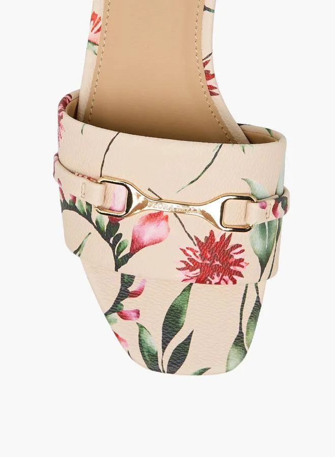 Flora Bella By Shoexpress PINK Flora Bella Women Block Heels Sandals for Women | Best Price UAE