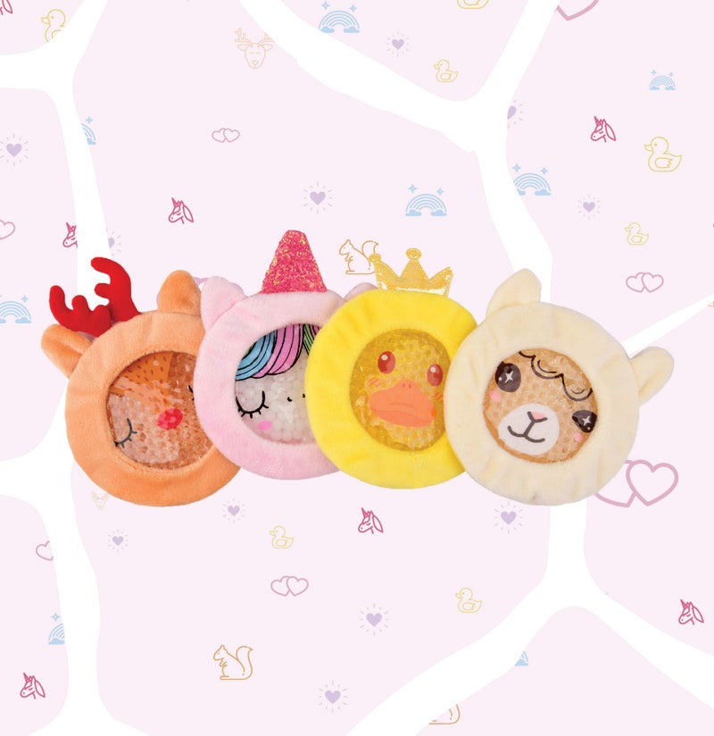 LeonnsÂ® Kids Ice Packs for Boo Boos, Reusable Cold Packs for Toddlers and Children with Soft Animal Covers | Relief for Bumps, Swelling, Bruises and Pain - Cute Gel Ice Pack Set 4-Pack (Unicorn) - Image 4