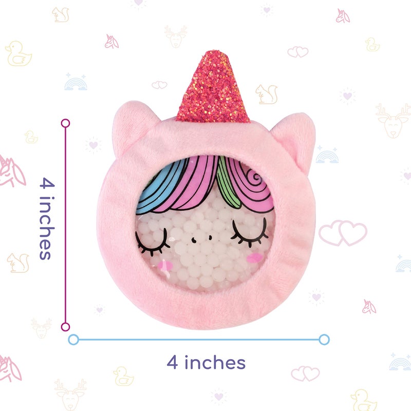 LeonnsÂ® Kids Ice Packs for Boo Boos, Reusable Cold Packs for Toddlers and Children with Soft Animal Covers | Relief for Bumps, Swelling, Bruises and Pain - Cute Gel Ice Pack Set 4-Pack (Unicorn) - Image 2