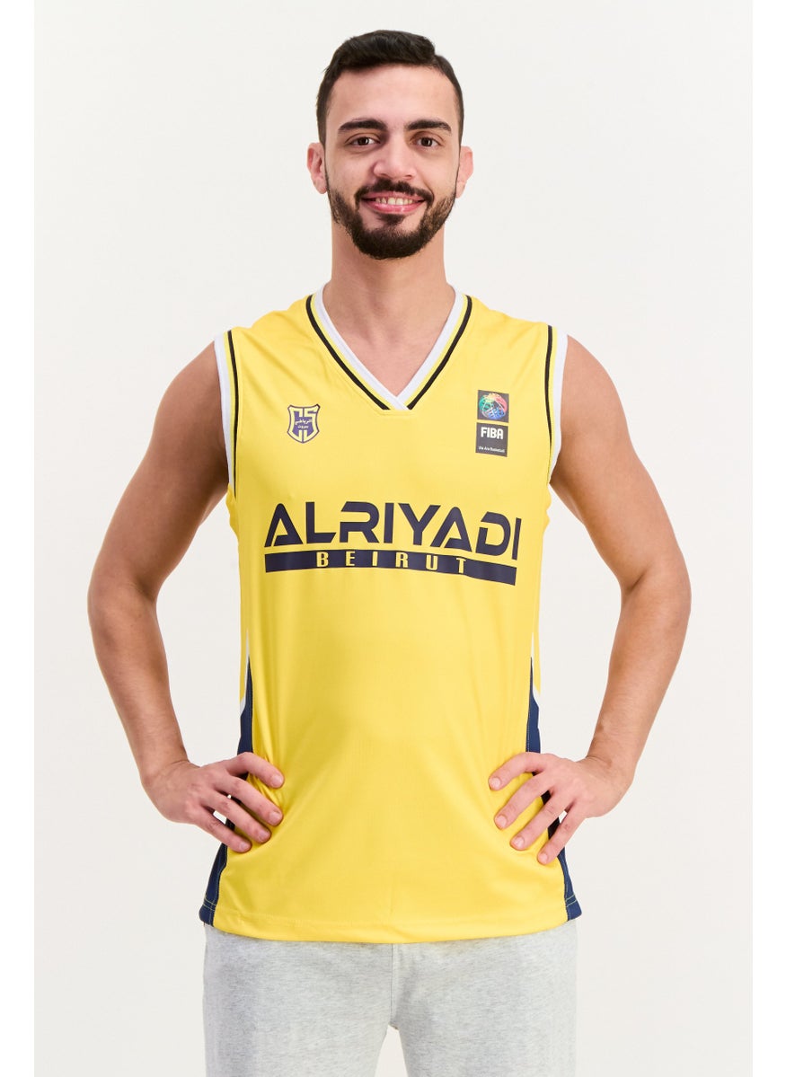 Men Sportswear Fit Sleeveless FIBA Jersey, Yellow - pzsku/ZA78DAF282FF193B5B160Z/45/_/1737642534/6fac05c3-8bb8-4575-b1c7-4a600b25bbcc