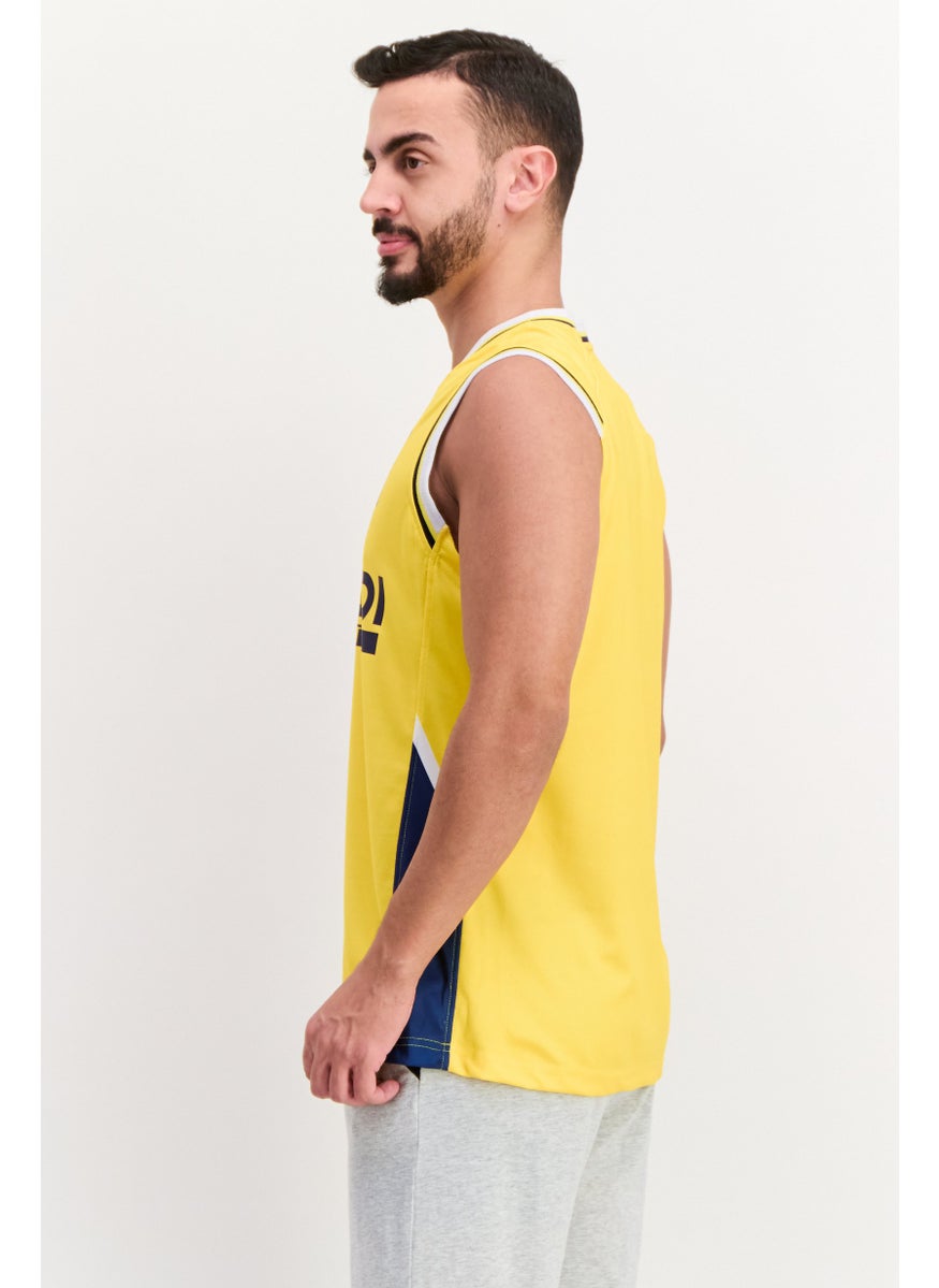 Men Sportswear Fit Sleeveless FIBA Jersey, Yellow - pzsku/ZA78DAF282FF193B5B160Z/45/_/1737642541/68724c3a-7479-451c-8d33-2668d2da499e