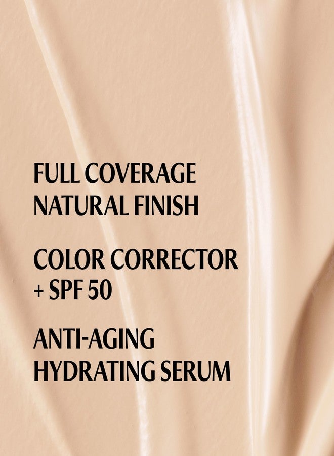 IT Cosmetics CC+ Cream Travel (Light Neutral) - Natural Full Coverage Foundation With SPF 50+, Color Corrector & Anti-Aging Hydrating Serum, Hyaluronic Acid + Peptides, Up To 24H Wear - 0.4 fl oz - Image 3