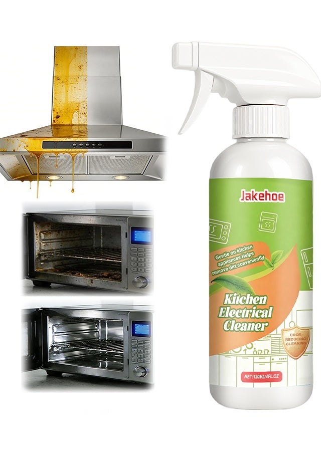 Jakehoe Kitchen Electrical Cleaner, Electrolyzed Ion Kitchen Cleaner Spray, Cleanse Kitchen Appliance Cleaner, Multi-purpose Household And Kitchen Cleaning Spray, Kitchen Appliance Cleaner, Multi Purpose Cleaner For Hold, Oven, Stove, Range Hood, 120ml - Image 1