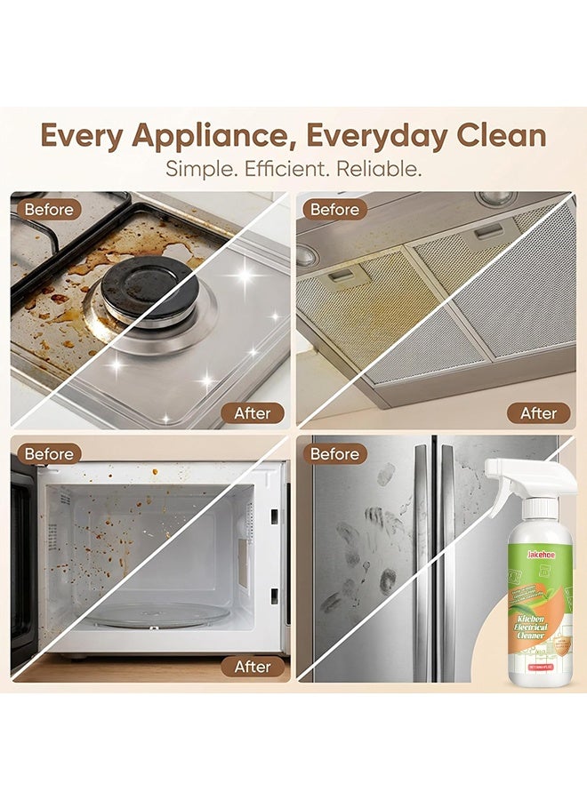 Jakehoe Kitchen Electrical Cleaner, Electrolyzed Ion Kitchen Cleaner Spray, Cleanse Kitchen Appliance Cleaner, Multi-purpose Household And Kitchen Cleaning Spray, Kitchen Appliance Cleaner, Multi Purpose Cleaner For Hold, Oven, Stove, Range Hood, 120ml - Image 4