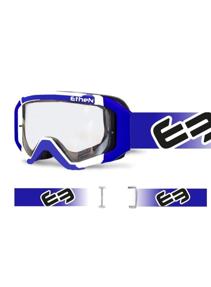 Ethen- BASIC 05R PRIMIS GOGGLE  BLU & WHITE GOGGLE - Image 1