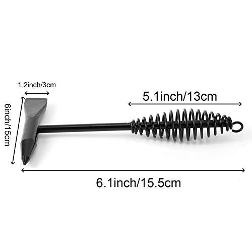 ZOENHOU 6 PCS 105 Welding Chipping Hammer 11Lbs 500g Welding Hammer with Coil Spring Handle Welding Slag Hammer - Image 3