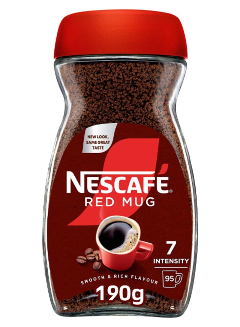 Nescafe Red Mug Instant Coffee 190grams - Image 1