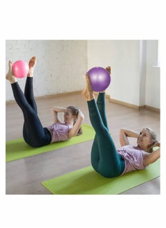 KASTWAVE Mini Pilates Ball Yoga Small Exercise Ball Core Fitness Bender Yoga Stability Barre Training Physical Therapy Anti-Slip Swiss Ball Gym Home  - Image 3