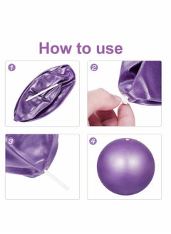 KASTWAVE Mini Pilates Ball Yoga Small Exercise Ball Core Fitness Bender Yoga Stability Barre Training Physical Therapy Anti-Slip Swiss Ball Gym Home  - Image 2
