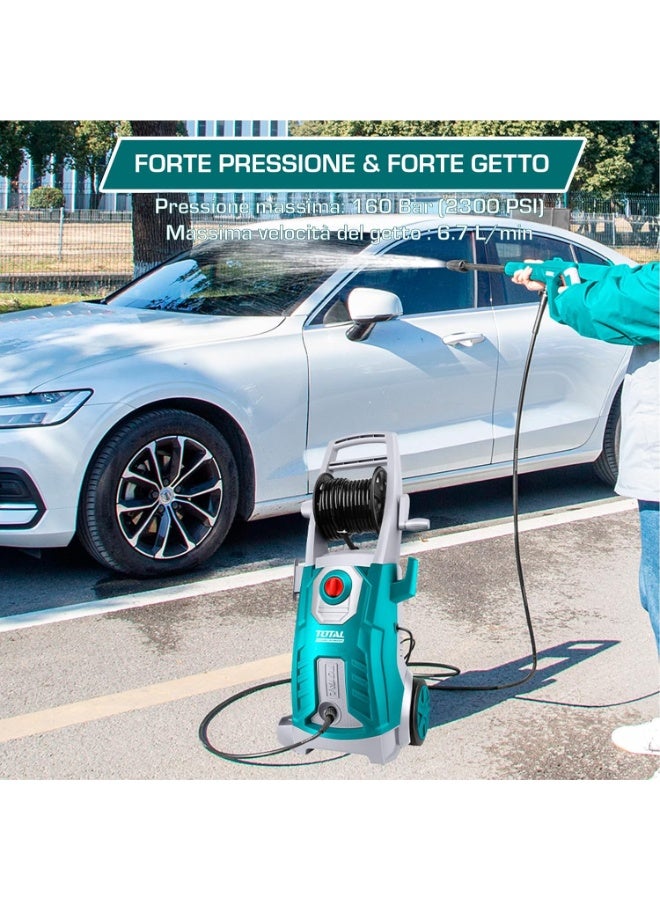 TOTAL High Pressure Washer 2500W, 160 Bar - Model TGT11246,CAR WASHER - Image 2