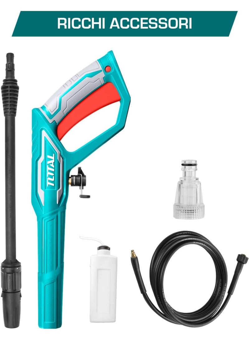 TOTAL High Pressure Washer 2500W, 160 Bar - Model TGT11246,CAR WASHER - Image 3