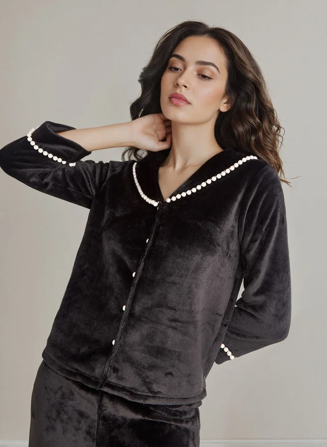 Splash FAV Textured Pyjama Set