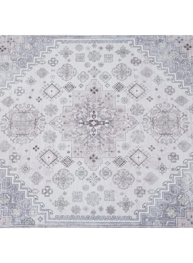 Home Box Wells Rabia Printed Flannel Rug - 150x200 cm