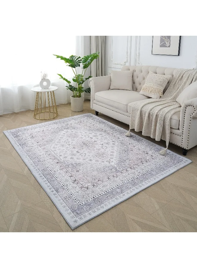 Home Box Wells Rabia Printed Flannel Rug - 150x200 cm