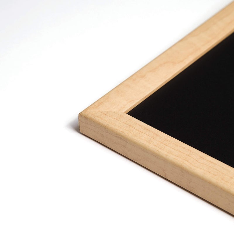 U Brands Chalkboard, 24" x 36", Birch Wood Frame, Blackboard Surface, Wall Mountable, Dry Erase Board, Home, Classroom & Office Organization, Memo & Message Board - Image 2