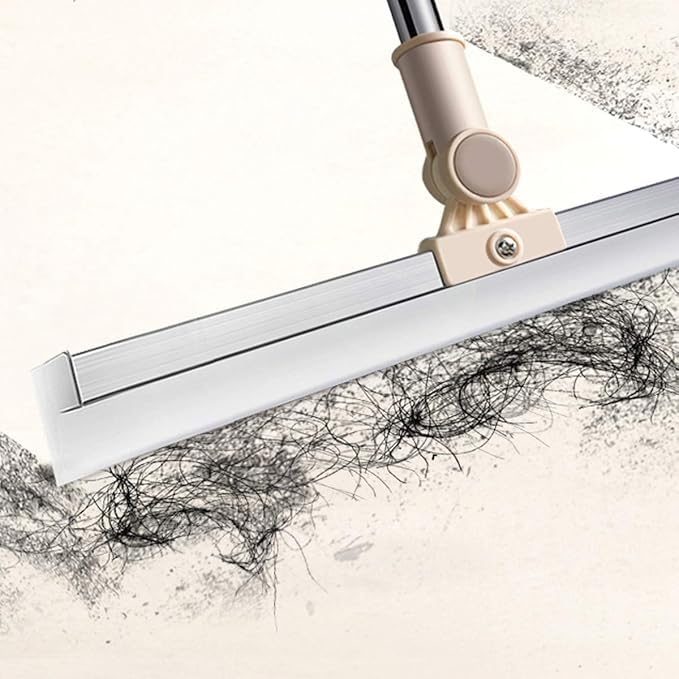 LEKORED Multifunctional Magic Broom Floor Squeegee with Long Handle Adjustable and Silicone Strips Floor Washer with 180 Degree Rotating Squeegee Broom for Cleaning Wiper 52 CM - Image 5