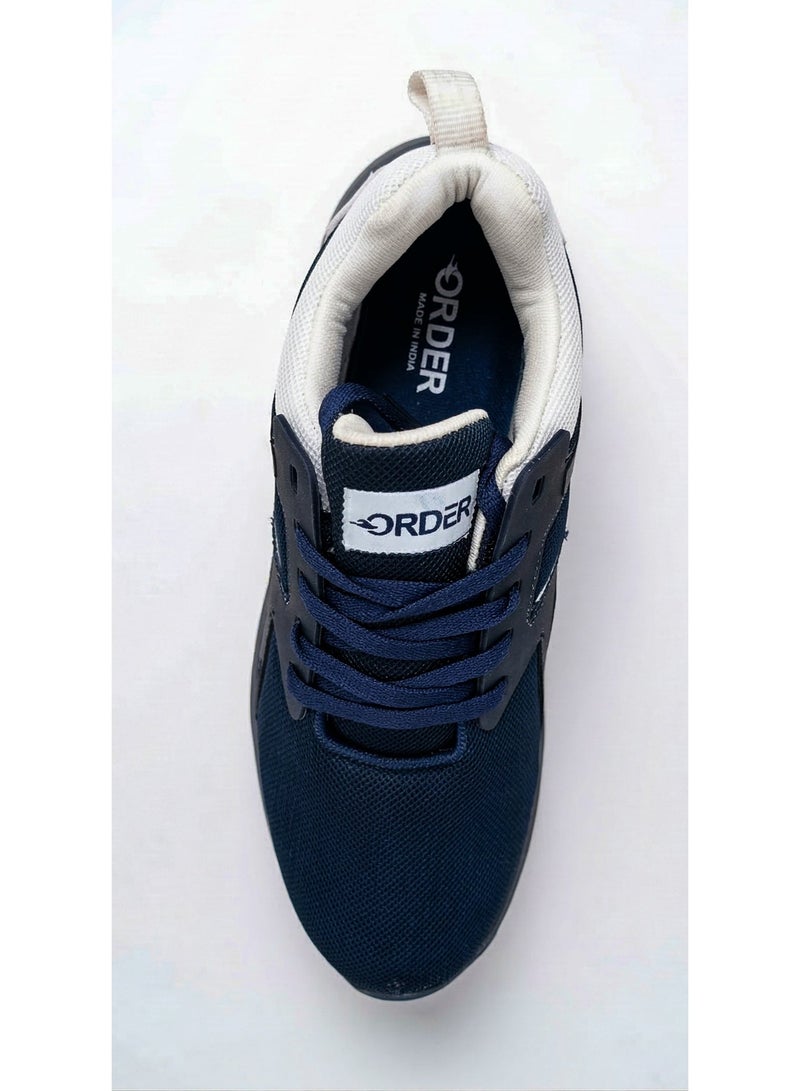 ORDER PacePro Men's High-Performance Running Shoes -(SJ-02) Blue/White - Image 4