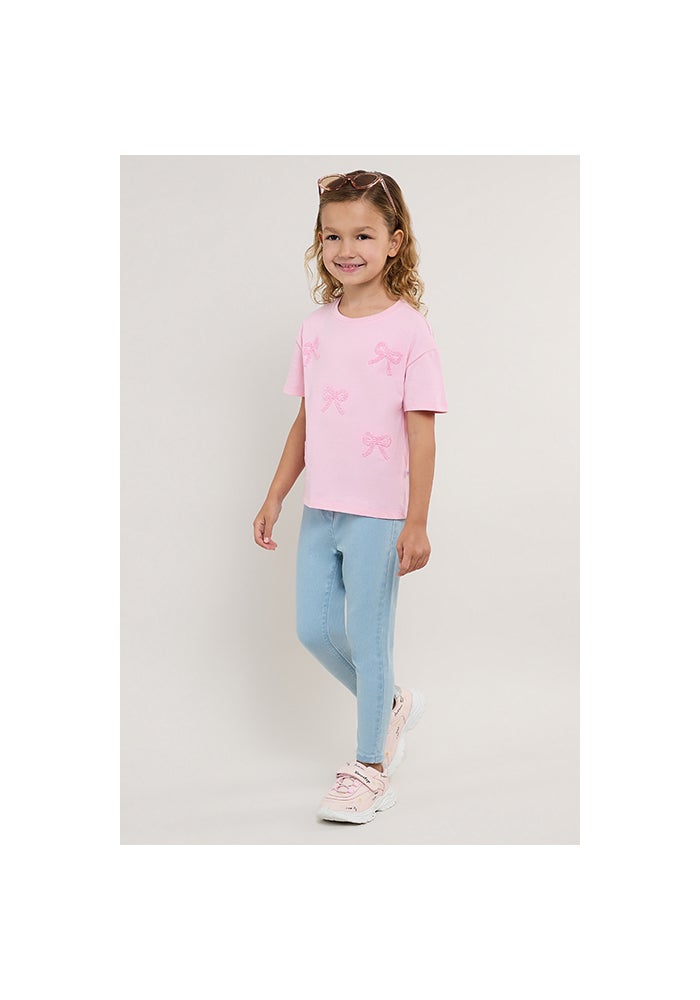 R&B Faded Jeggings with Elastic Waist - Image 2