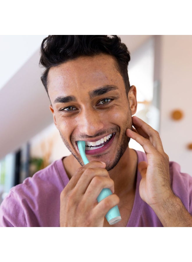 فوريو فرشاة الأسنان الكهربائية فوريو إيسا 4 برأس هجين ثوري أزرق قطبي، وحدة واحدة - Image 2