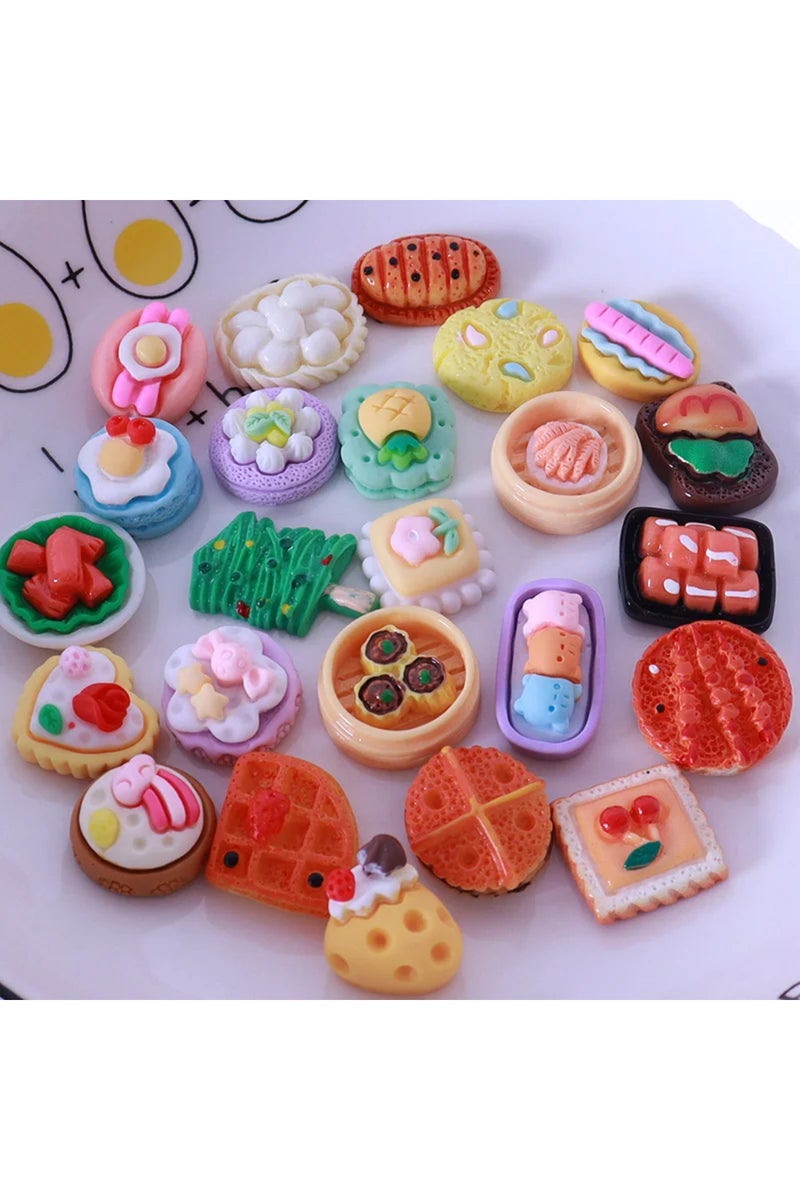 إيروريكس 10 قطع - 10-20 قطعة من طعام بيت الدمى المصغر، سوبر ماركت صغير، وجبات خفيفة، ملحقات مطبخ الدمى - Image 3