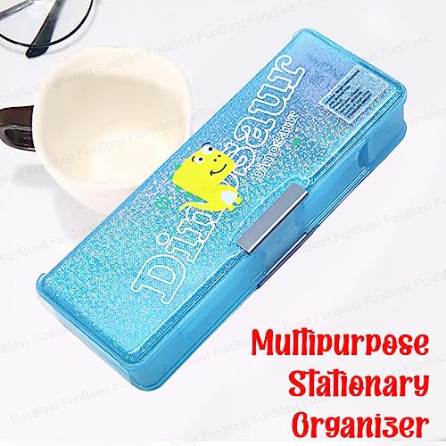 FunBlast Magnetic Pencil Case with Sharpener - Pencil Box for Kids, Dinosaur Pencil Box for Kids, Pencil Box for Girls, Pencil Box for Girls Stylish - Image 5