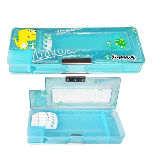 FunBlast Magnetic Pencil Case with Sharpener - Pencil Box for Kids, Dinosaur Pencil Box for Kids, Pencil Box for Girls, Pencil Box for Girls Stylish - Image 1