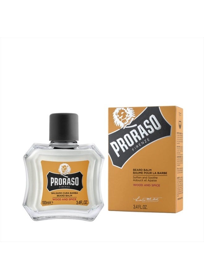 Proraso Beard Care Kit Gift Set for Men with Beard Wash, Oil, and Balm, Wood and Spice - Image 4